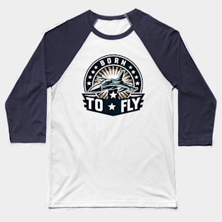 Born to Fly Baseball T-Shirt